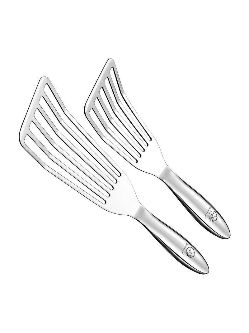 Gourmet Easy stainless steel spatula set of 2 - British product