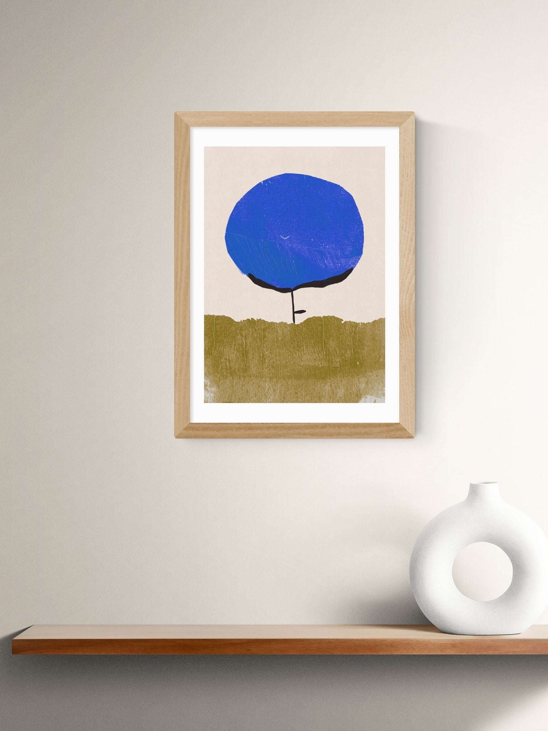 East End Prints Oak Flower wall art print by Alisa Galitsyna - British product