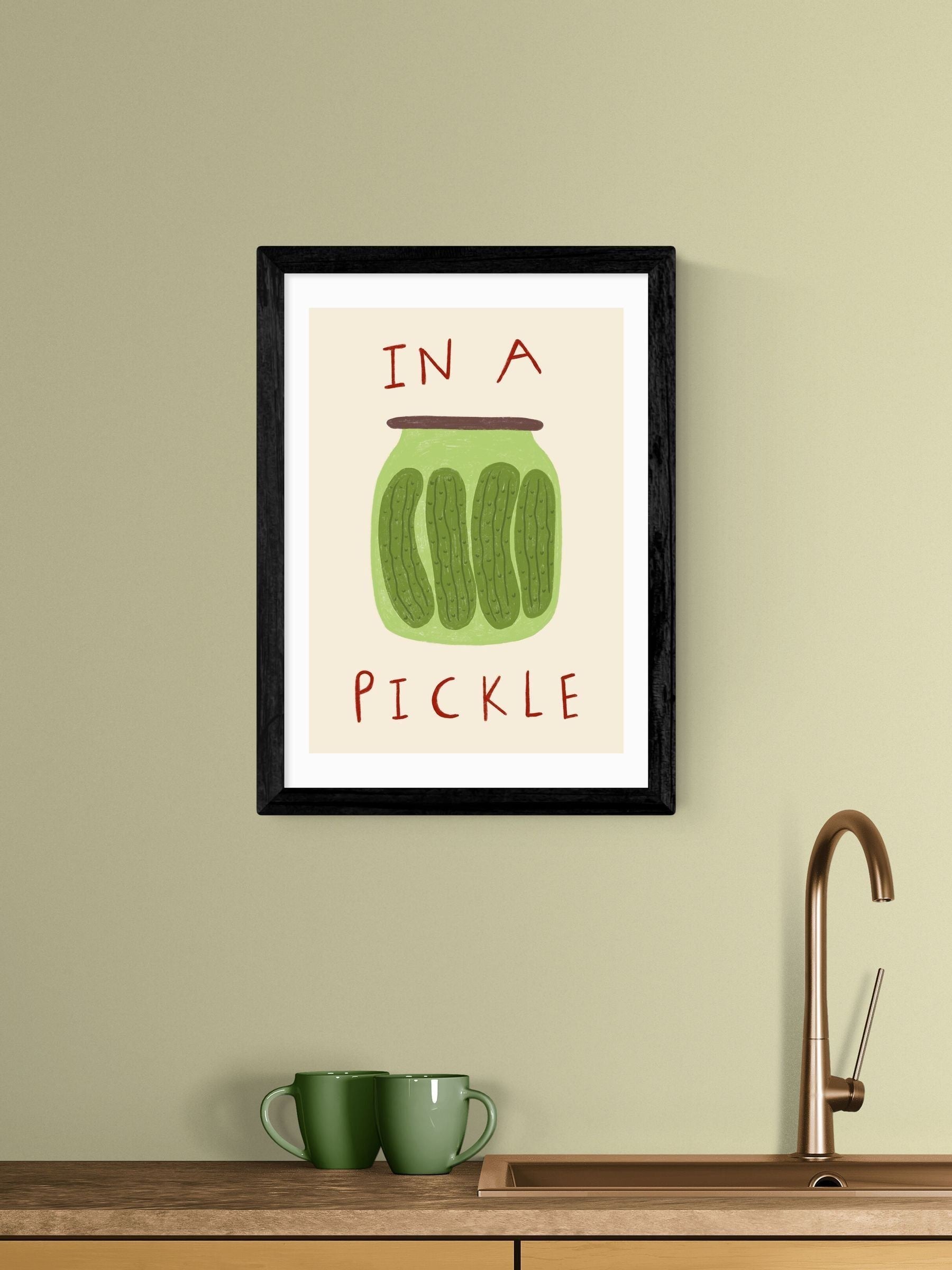 East End Prints Pickle wall art print - British product