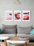 East End Prints triptych art print set by Dan Hobday, imported from the UK