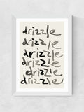 East End Prints Cartissi Drizzle pattern wall art print (British brand)