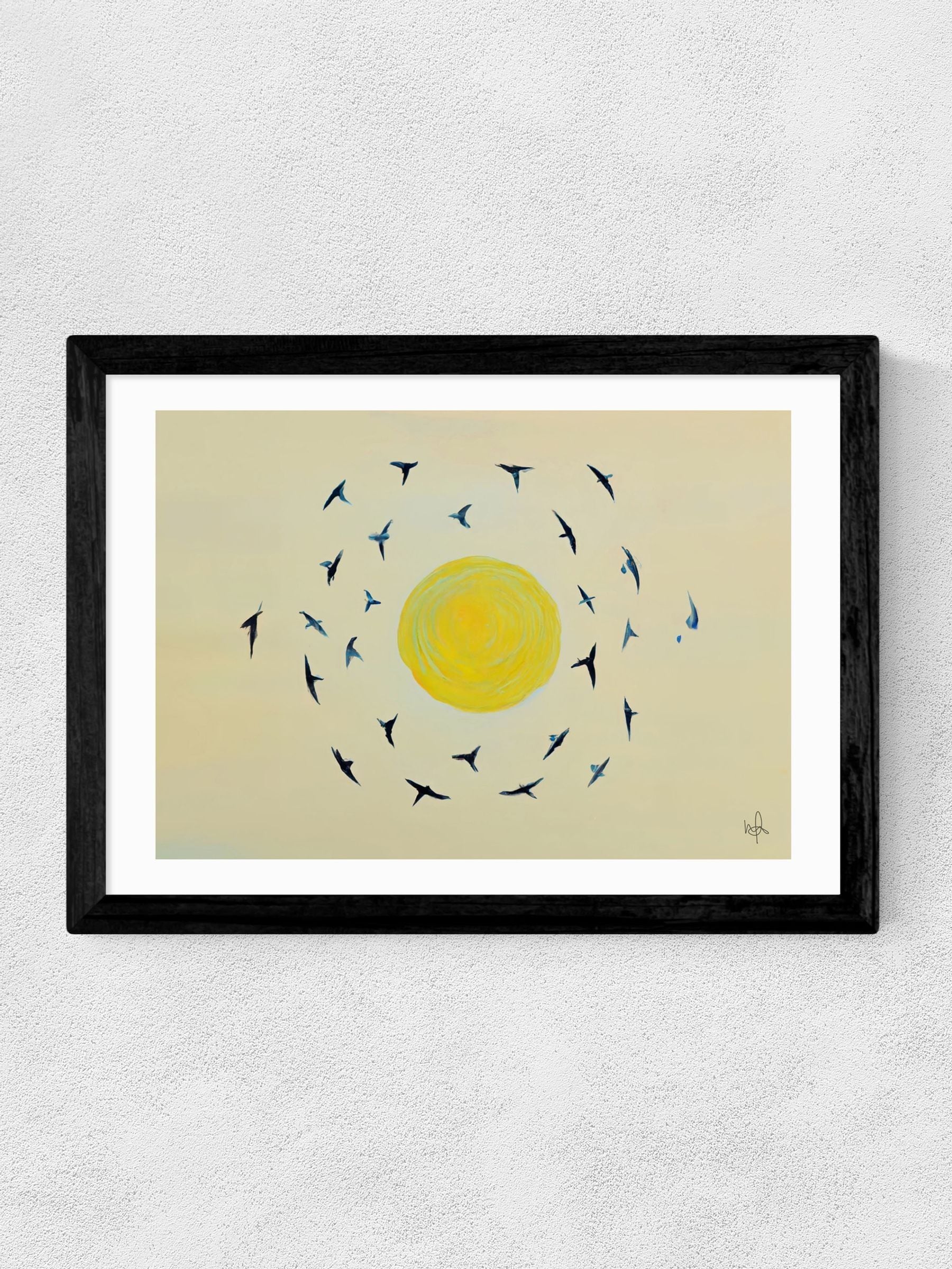 East End Prints Fly Away With Me wall art print, imported from the UK