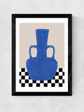East End Prints still life poster Black Blue by The Print Republic (British brand)
