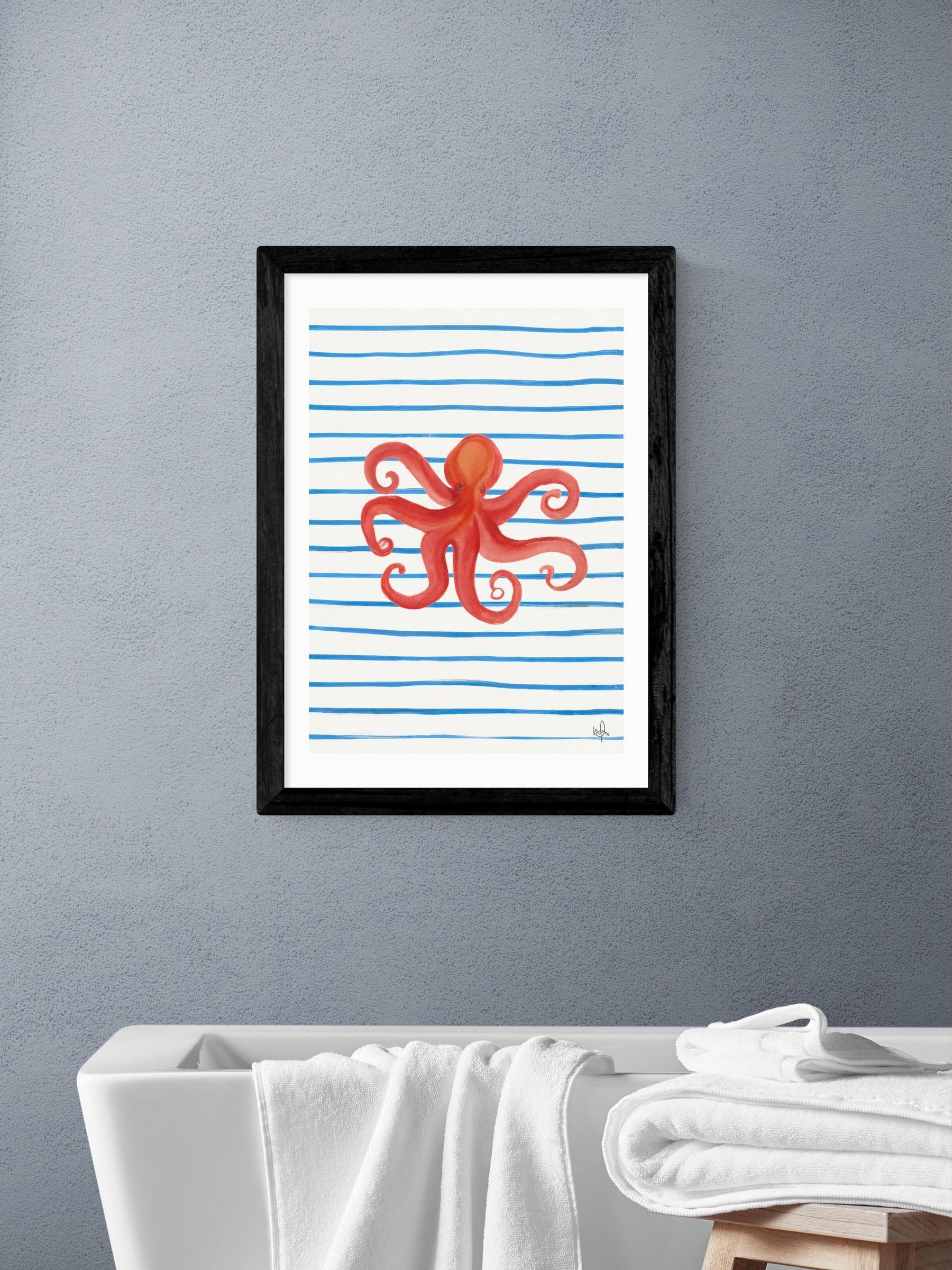 East End Prints Deep Sea wall art print - British product