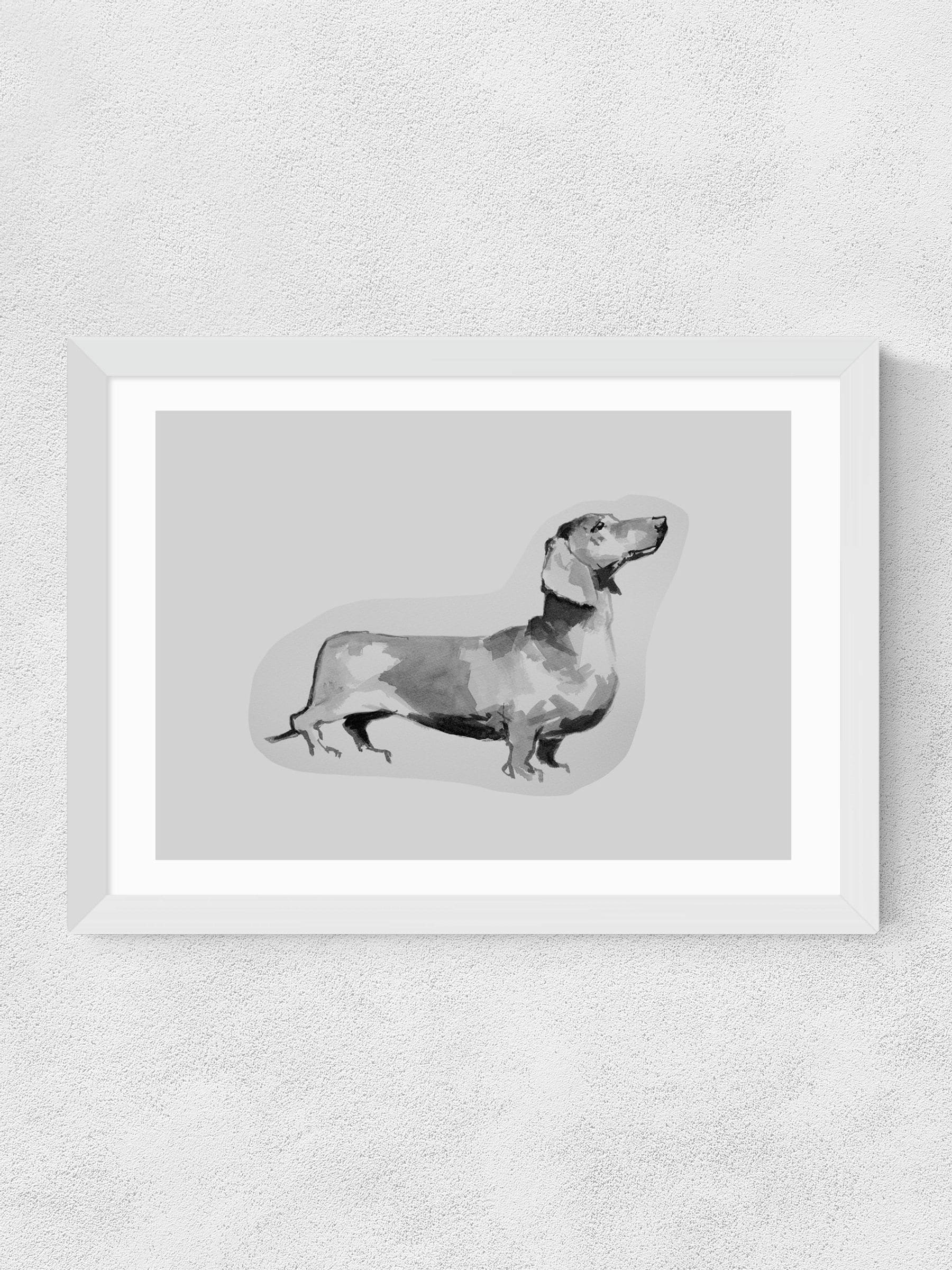 East End Prints Sausage Dog print - British product