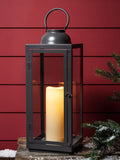 Lights4fun large slate grey garden lantern, UK version