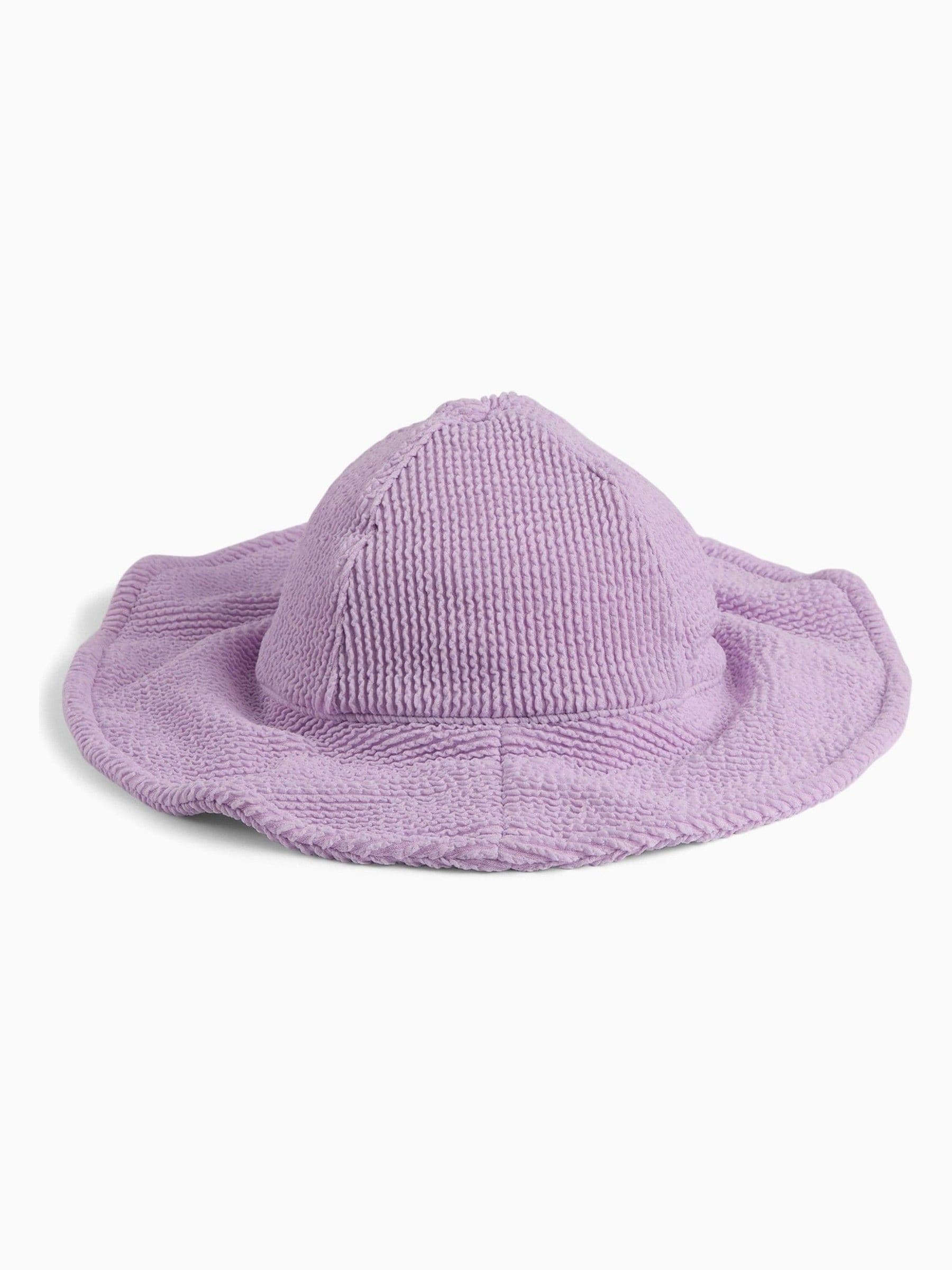 MORI purple floppy sun safe swim hat - British product