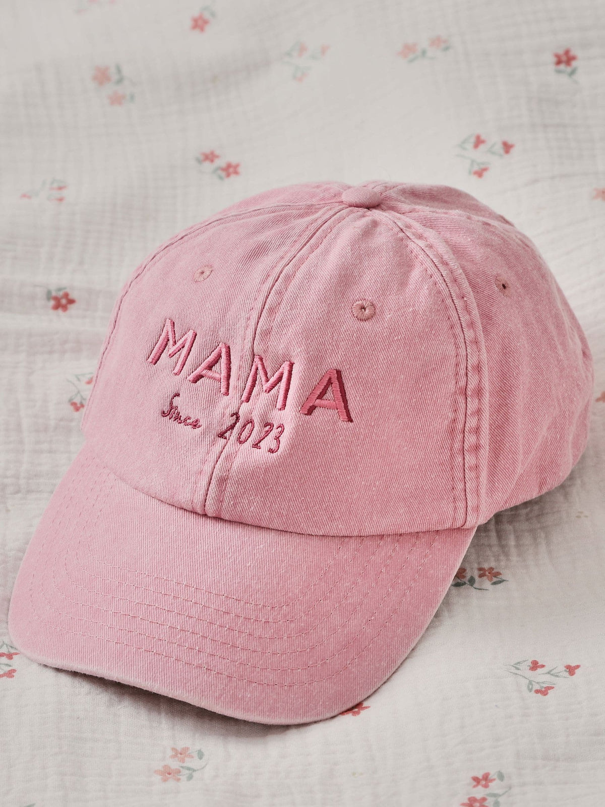 Made Yours personalised vintage pink mama cap, UK version