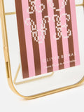 Oliver Bonas gold curved glass picture frame 4x6, UK version