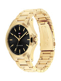 Tommy Hilfiger gold tone plated bracelet watch 43mm (British brand)