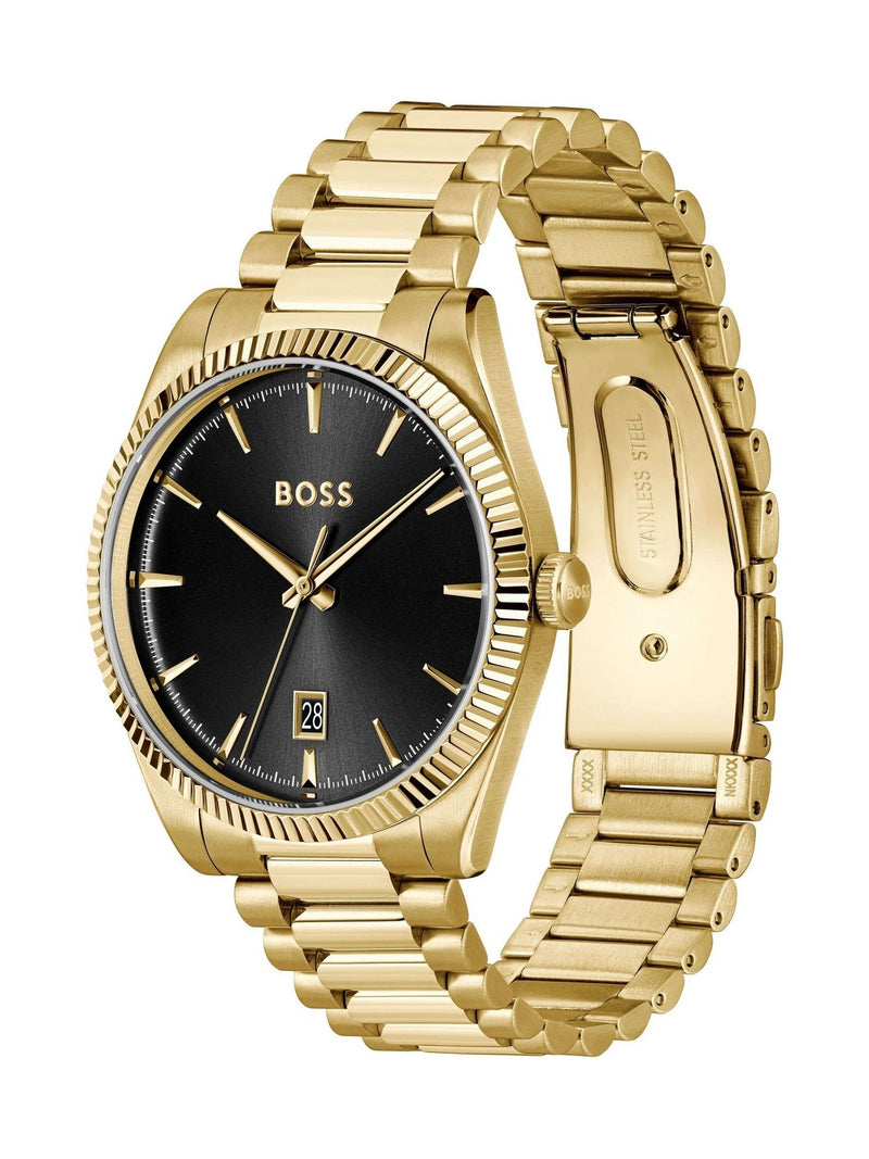 BOSS gold tone Cheswick watch 40mm - British product