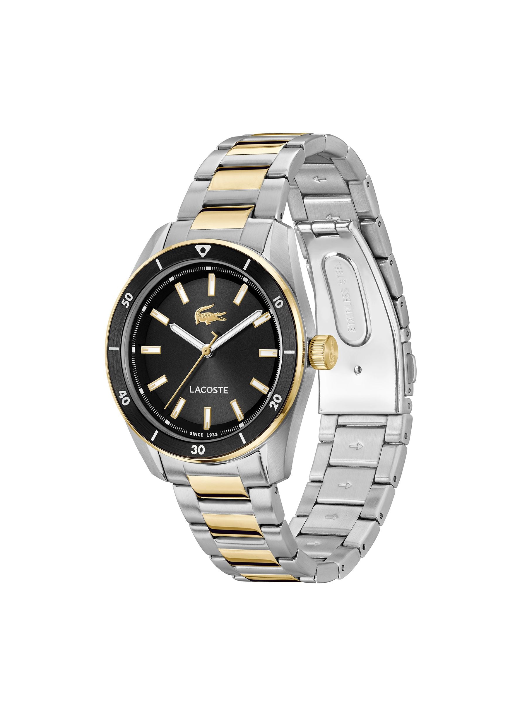 Lacoste Gold Tone Boston watch 39mm, UK version