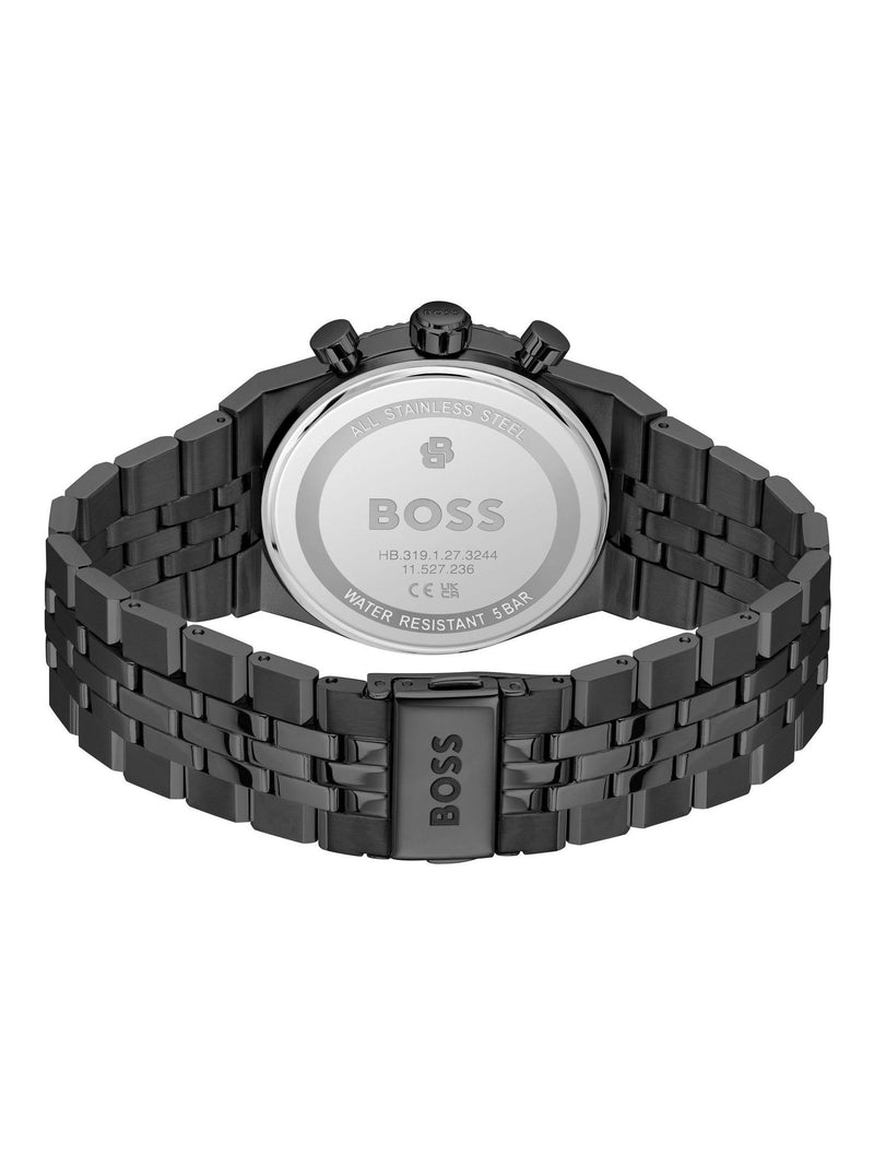 BOSS watch chrono black IP 41mm - British product