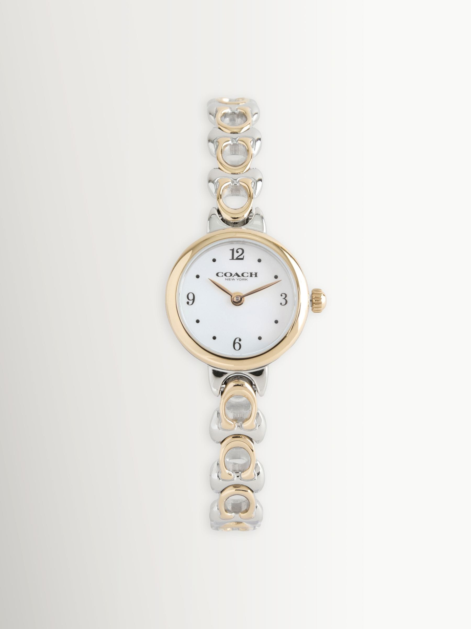 COACH Iris two tone watch 22mm, imported from the UK