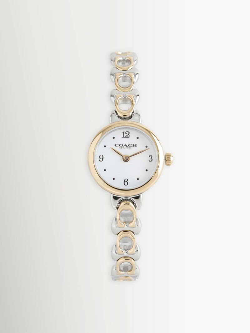 COACH Iris two tone watch 22mm, imported from the UK