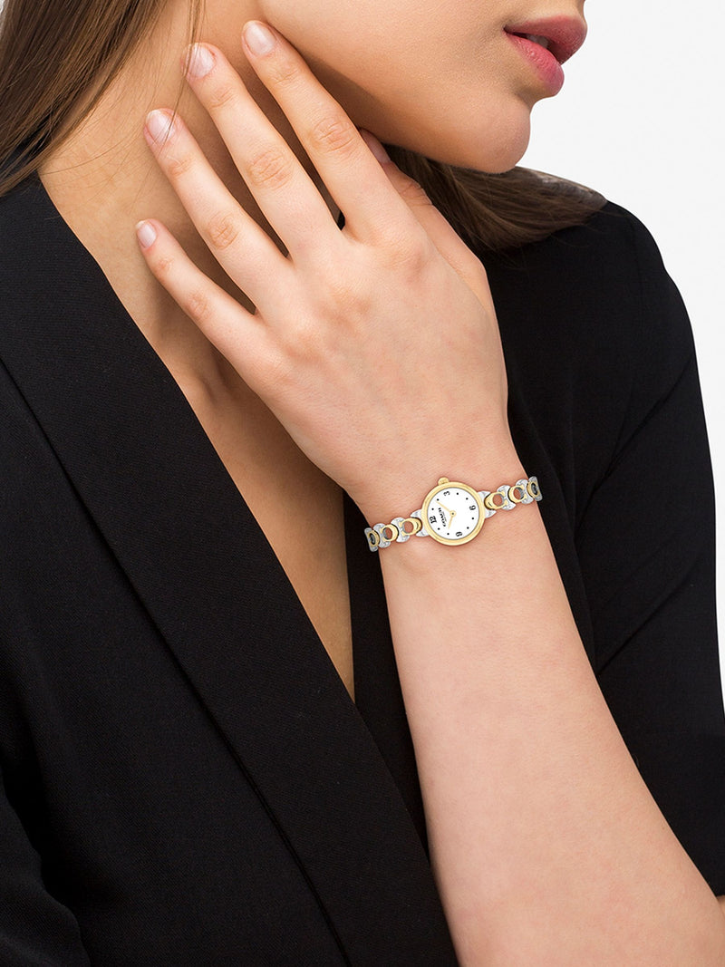 COACH Iris two tone watch 22mm, imported from the UK
