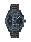BOSS Grand Prix Chrono Black IP watch 44.5mm, UK version