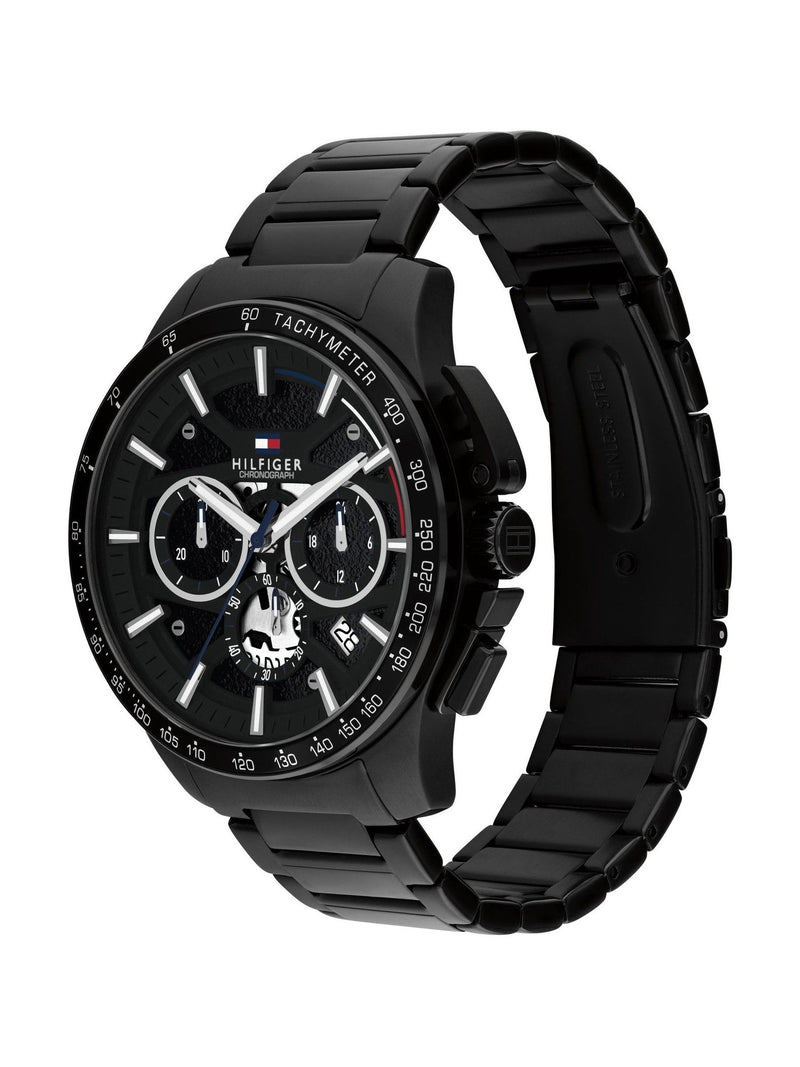 Tommy Hilfiger black IP watch 44mm - British product