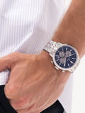 Tommy Hilfiger silver tone stainless steel bracelet watch 43mm, UK version