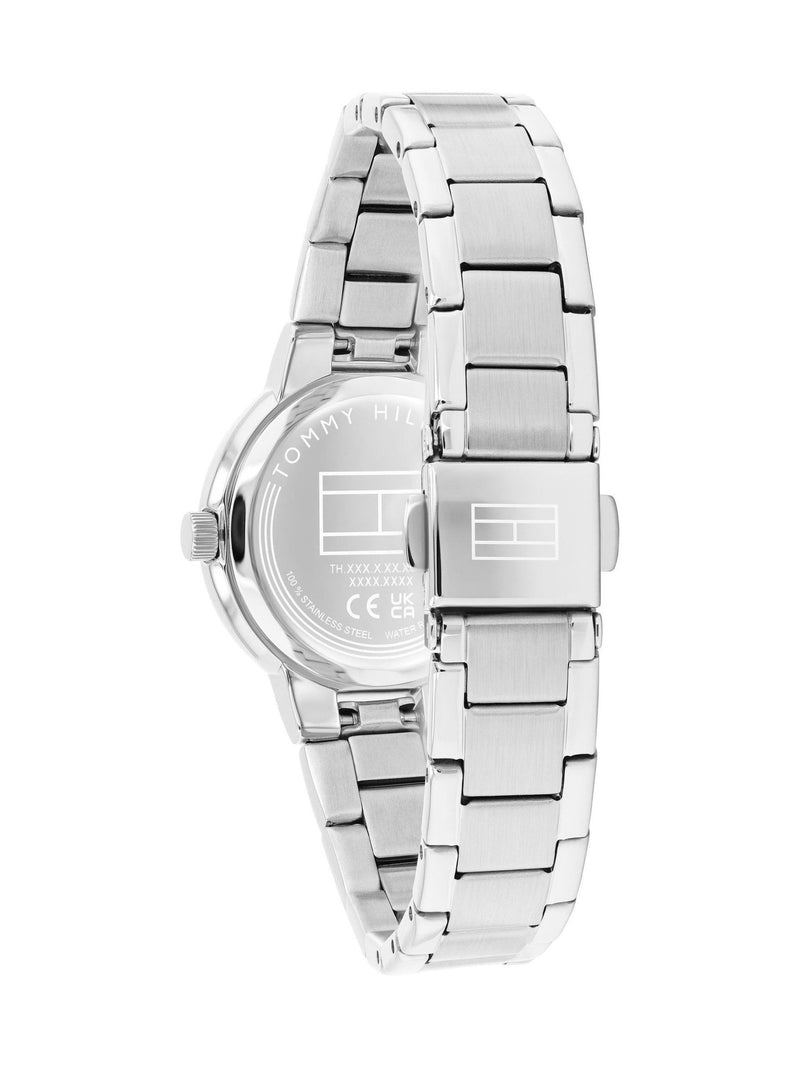 Tommy Hilfiger silver tone stainless steel bracelet watch, UK version