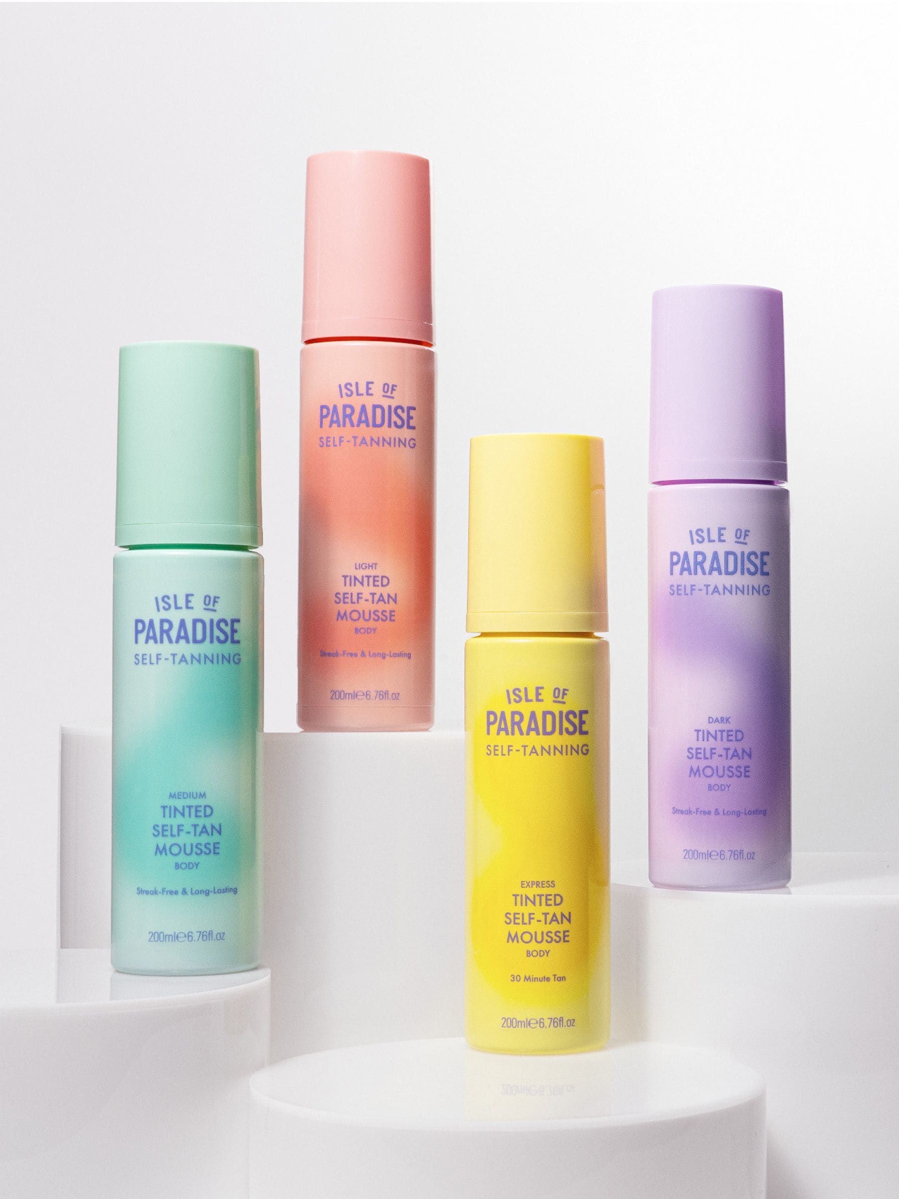 Isle of Paradise express self tan mousse 200ml (British brand)