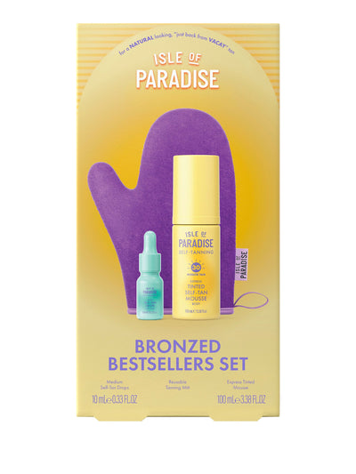 Next Isle of Paradise Bronzed Bestsellers Self-Tan Set (100ml + 10ml)- Buy online at McGrocer