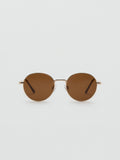 Mango gold frame sunglasses round design, imported from the UK