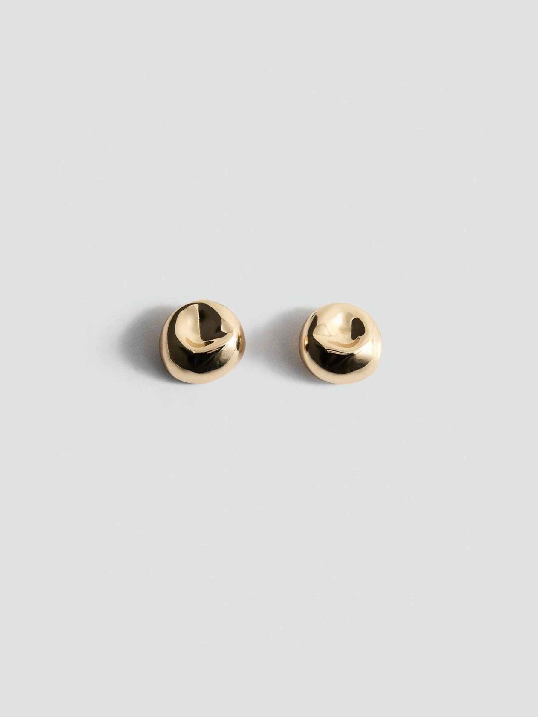 Mango gold tone earrings small, UK version