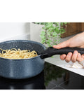 Russell Hobbs 4 piece blue stone saucepan set, UK version