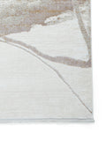 Think Rugs Mirage modern abstract rug cream, imported from the UK