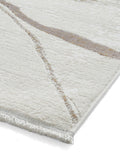 Think Rugs Mirage modern abstract rug cream, imported from the UK