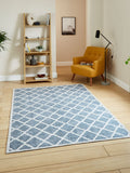 Think Rugs Grey Coral Modern Trellis Rug