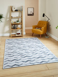 Think Rugs Grey Coral H1059 modern geometric rug, imported from the UK