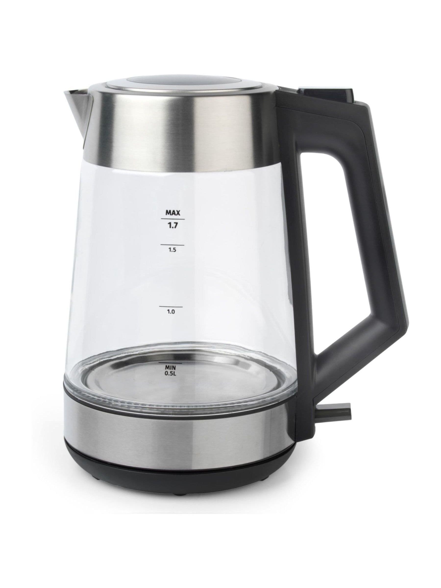 Salter black glass kettle 1.7L, UK version