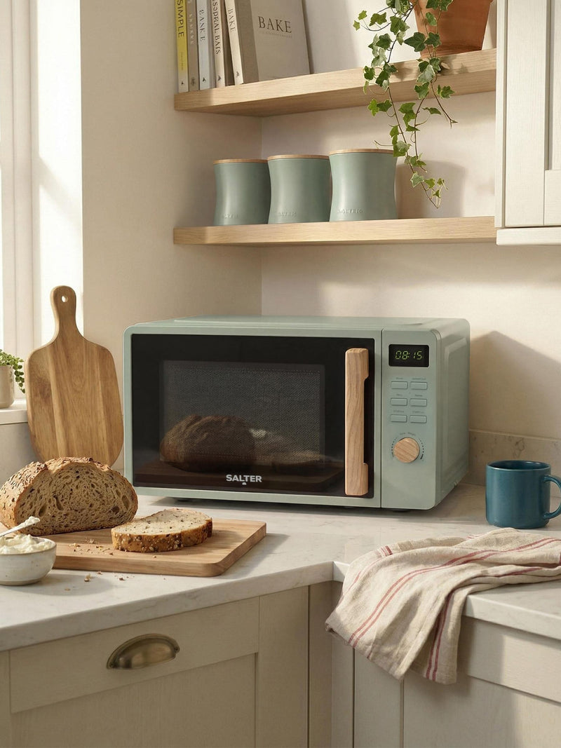 Salter Black Malmo microwave 800W 20L - British product