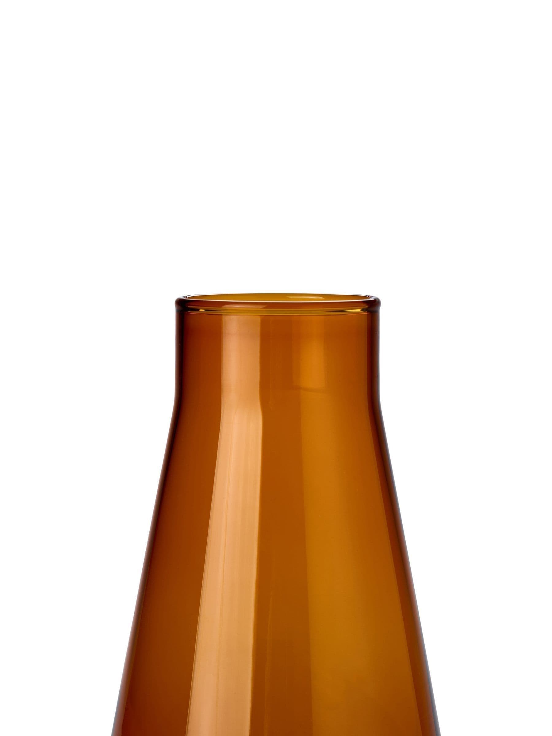The Conran Shop amber conical flask 15cm - British product