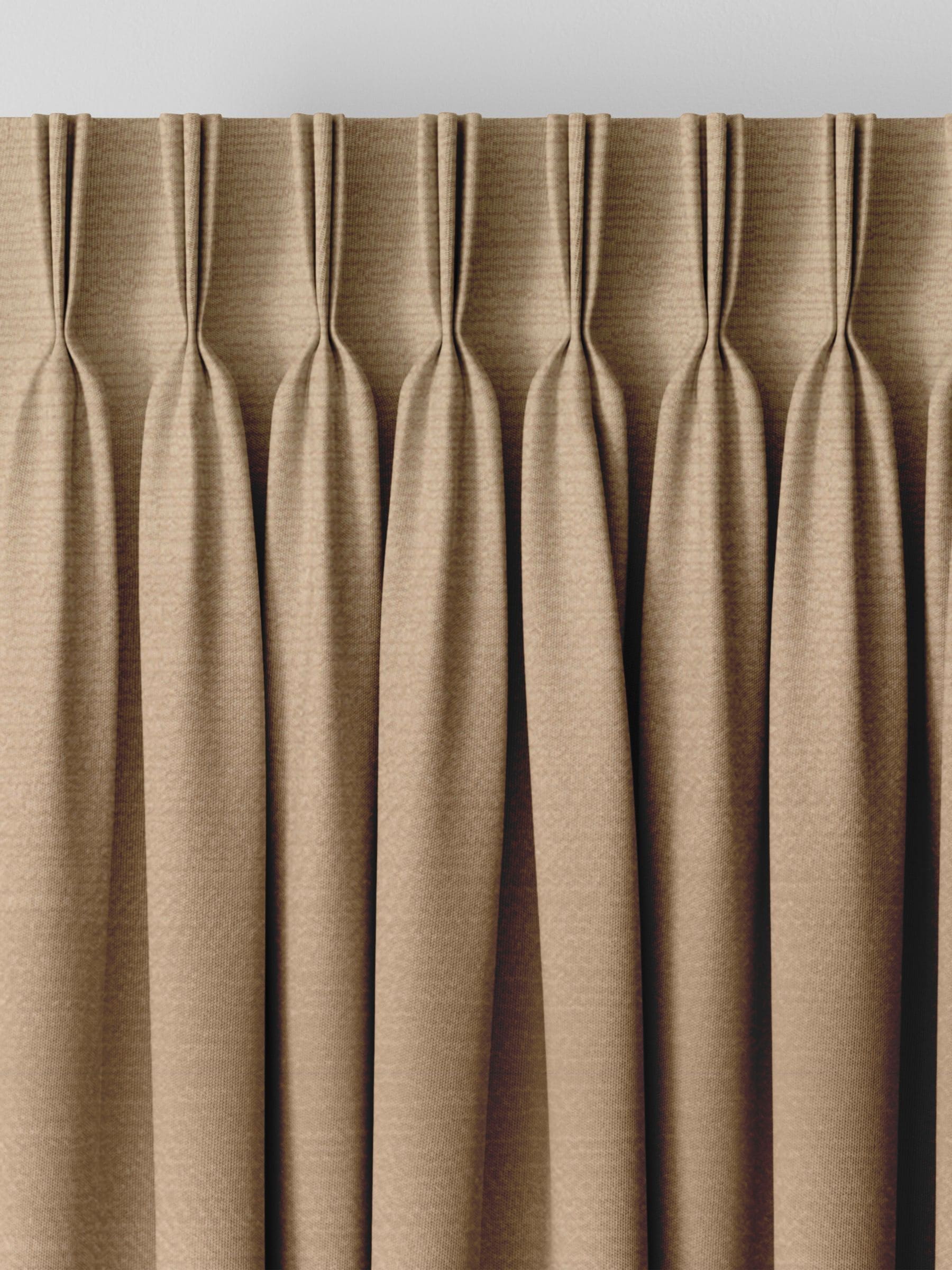 Natural Cashew Gleam made to measure curtains - British product