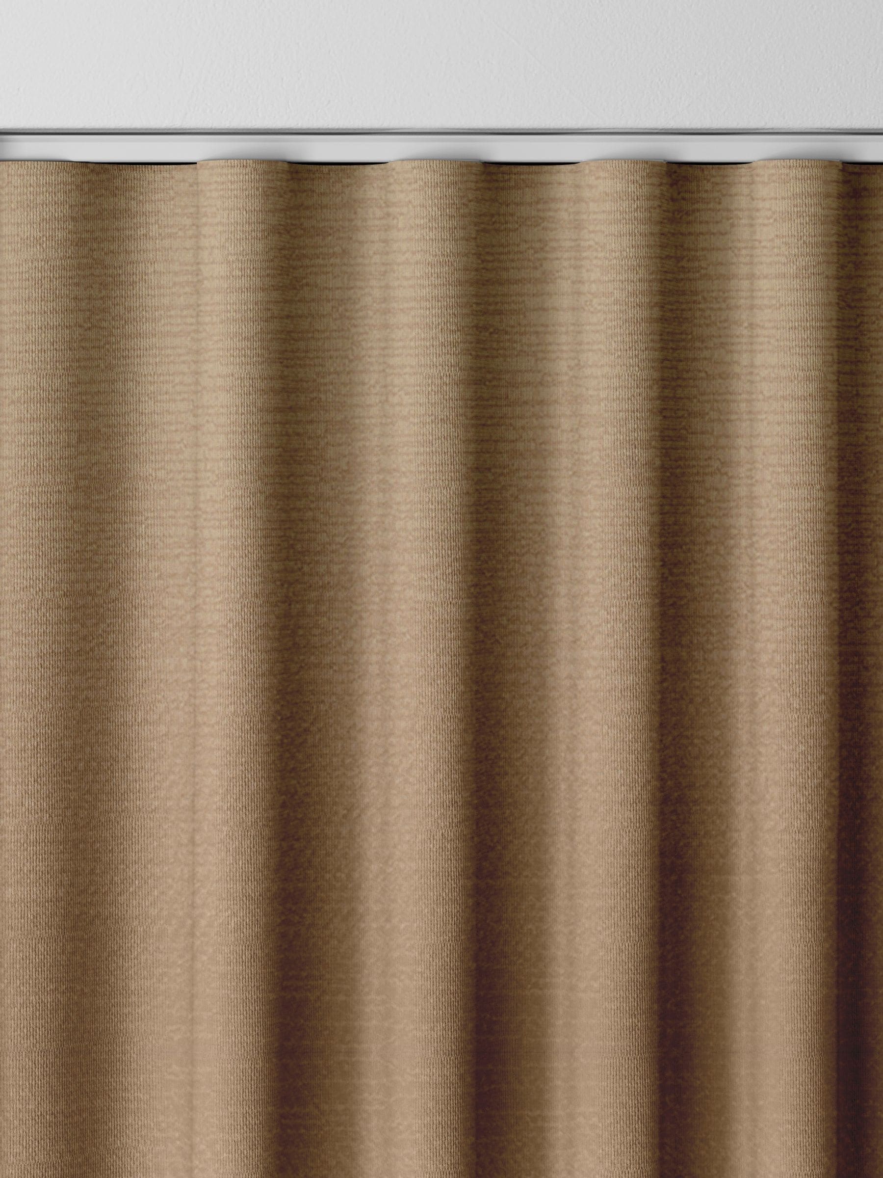 Natural Cashew Gleam made to measure curtains - British product
