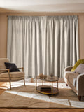 Heyburn made-to-measure curtains in Champagne Gold, UK version