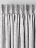 Grey stipple made to measure curtains, imported from the UK