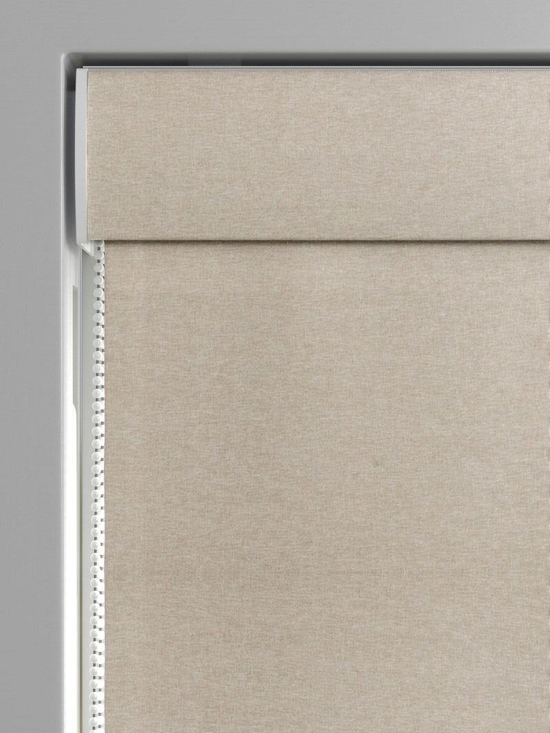 Heyburn roman blind champagne gold made to measure, imported from the UK