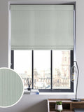 Bluebell roman blind striped jacquard made to measure (British brand)