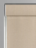 Roman blind natural stripe jacquard made to measure, imported from the UK