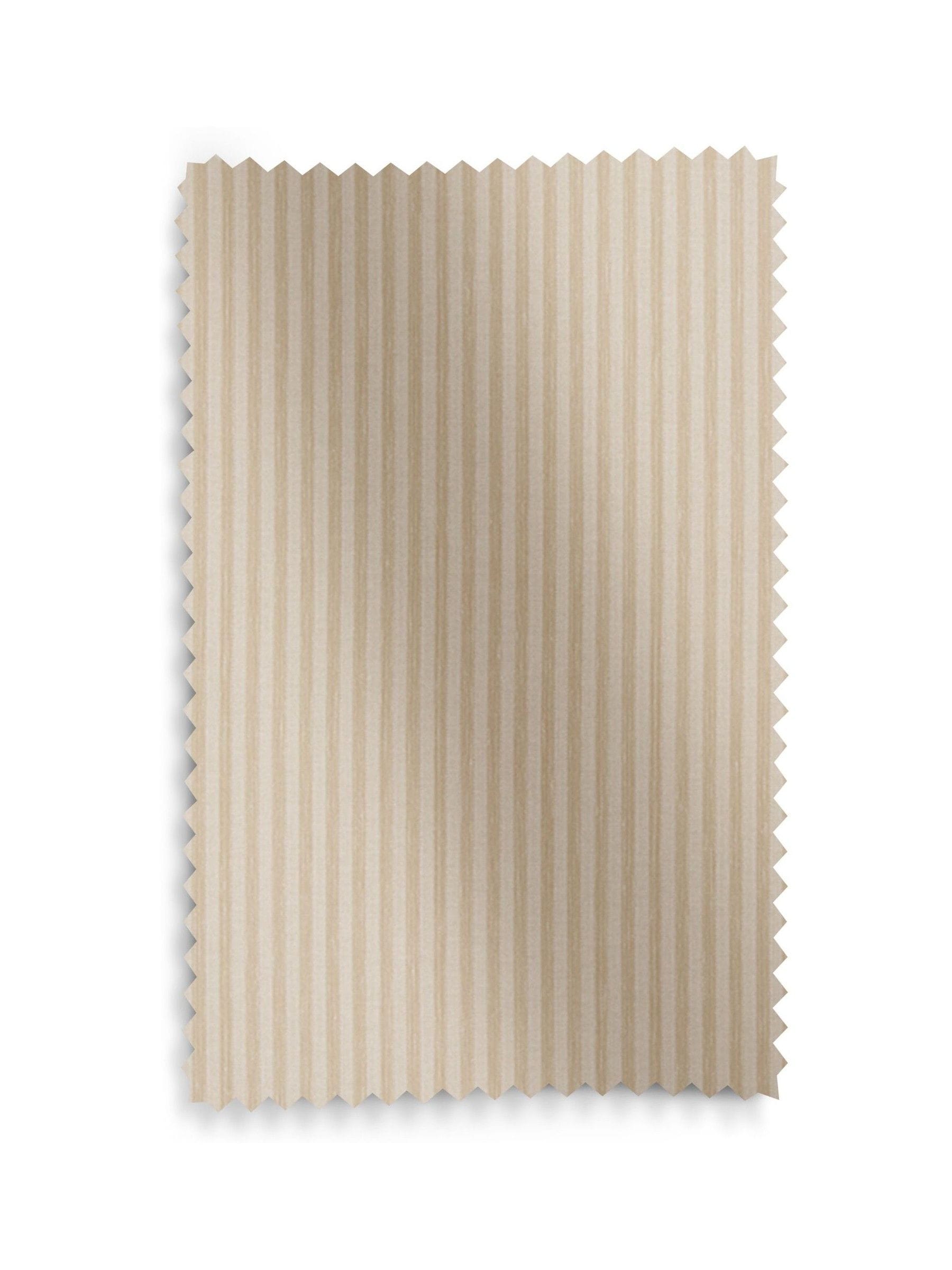 Roman blind natural stripe jacquard made to measure, imported from the UK