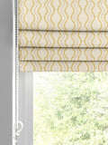 Anton Roman blind in ochre yellow, imported from the UK