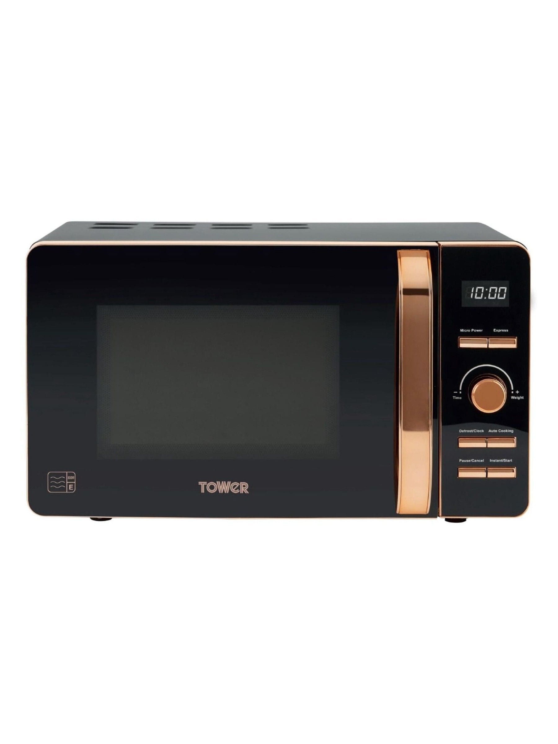 Tower Black 800W digital microwave 20L (British brand)