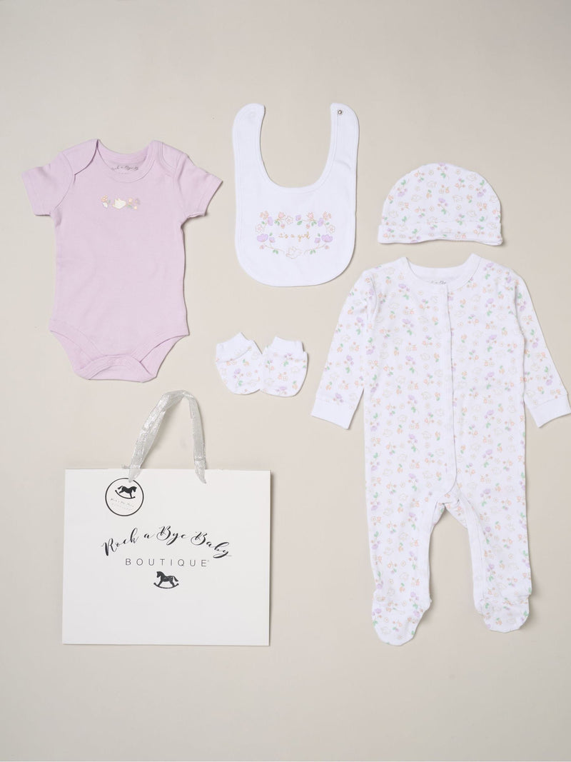 Rock-A-Bye Baby Boutique baby gift set 5-piece (British brand)