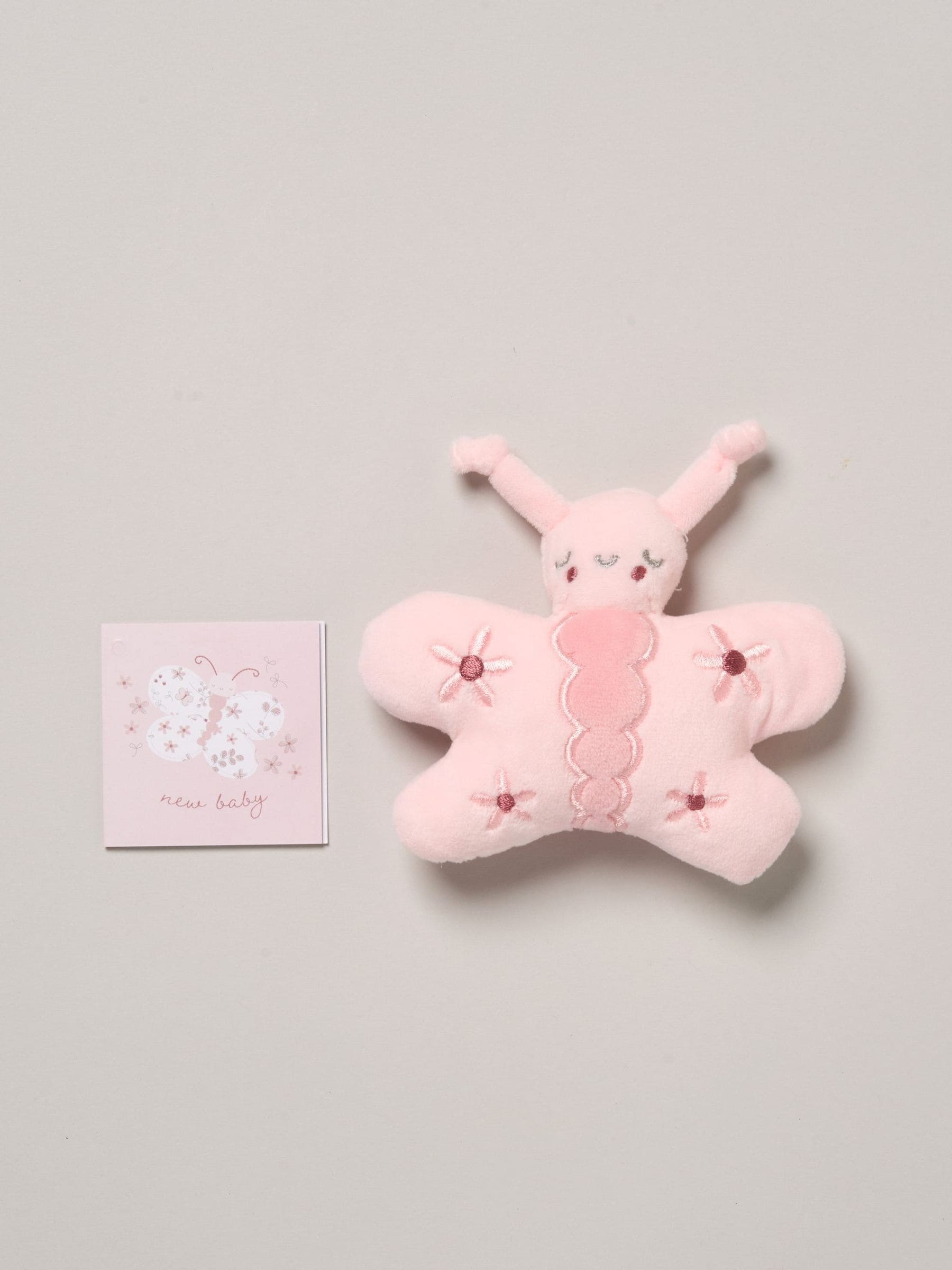 Rock-A-Bye Baby Boutique pink hanging gift set, imported from the UK