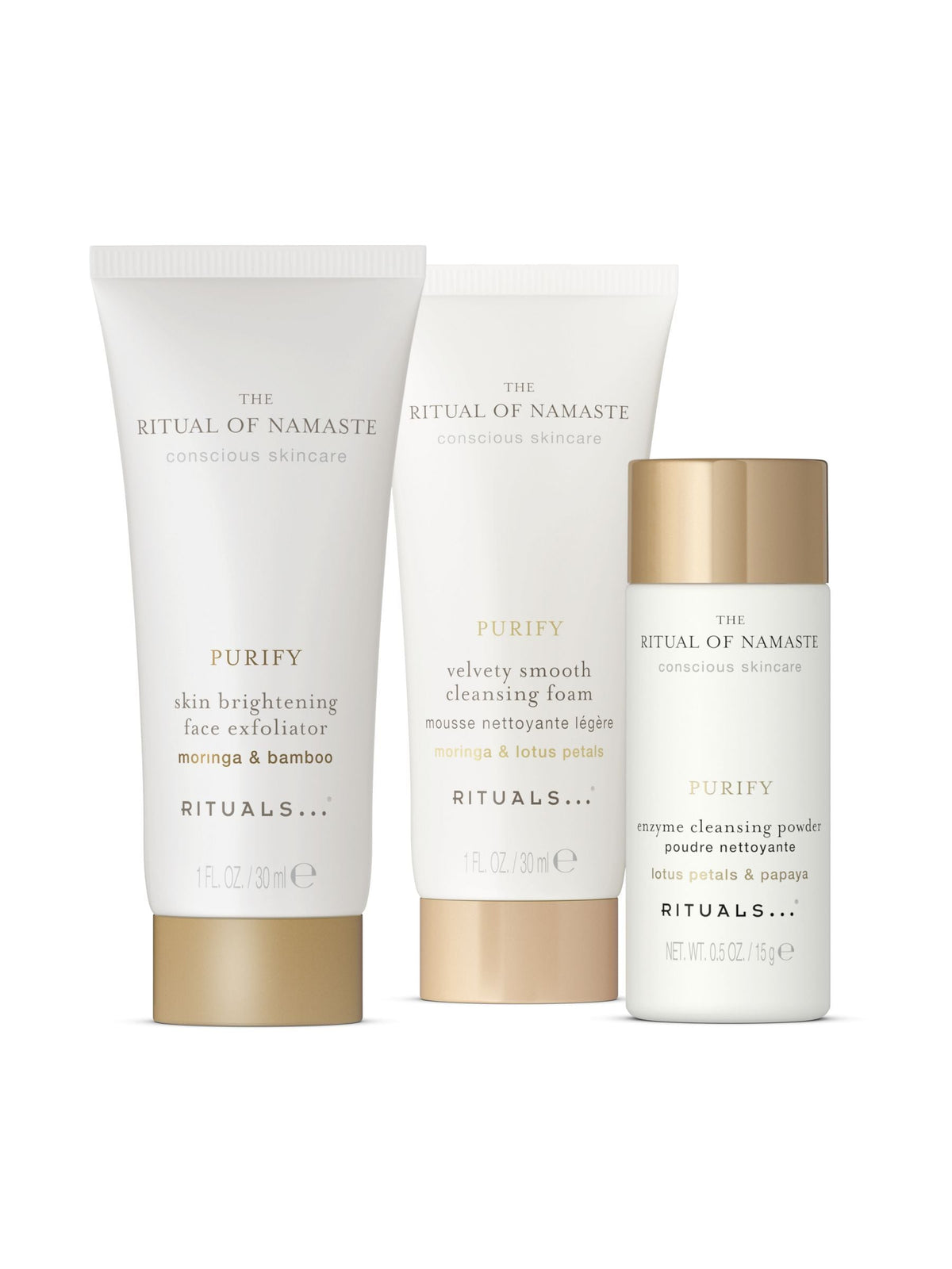 Rituals cleansing gift set travel size, UK version