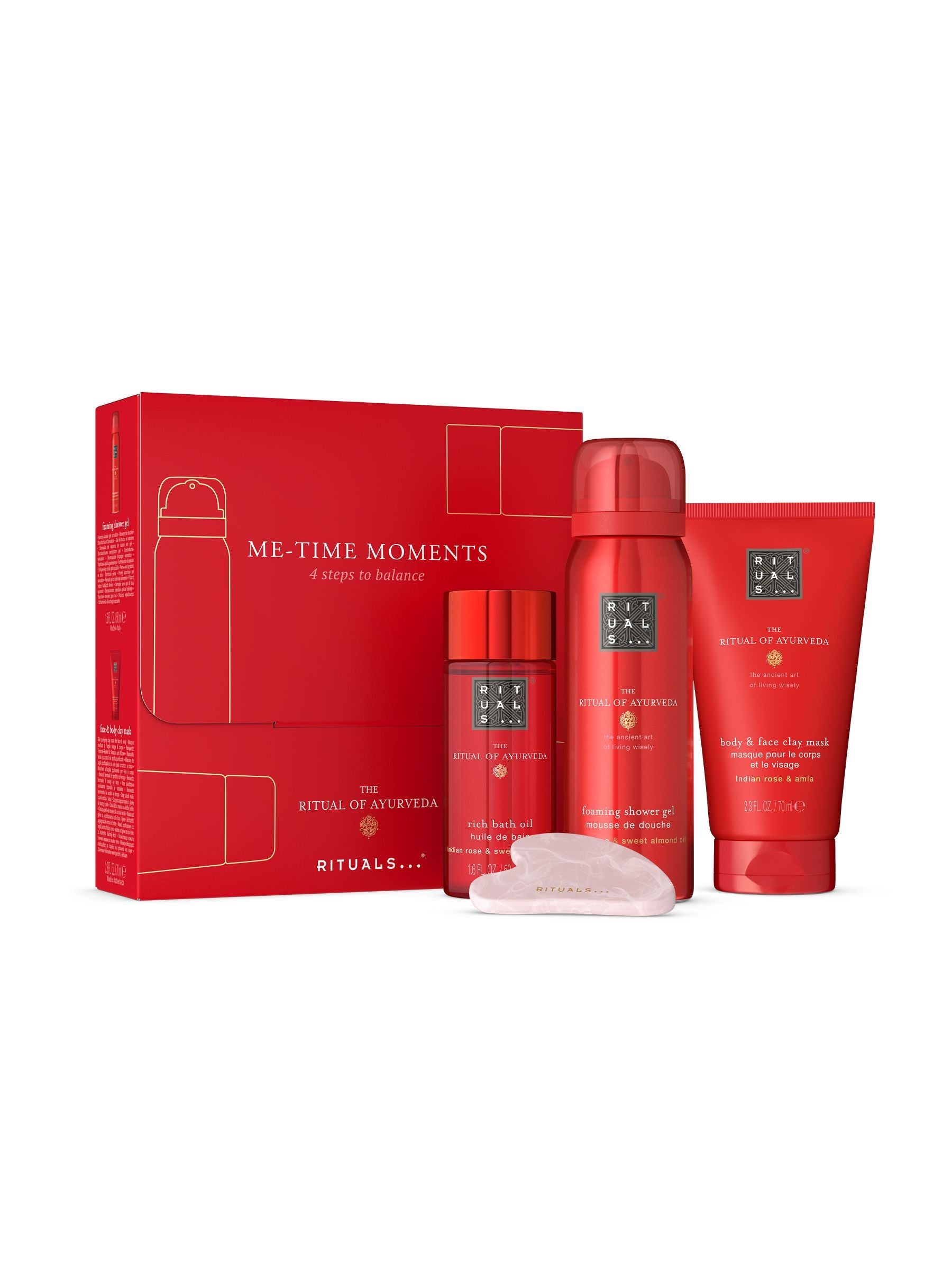Rituals gift set sweet almond oil and Indian rose, UK version